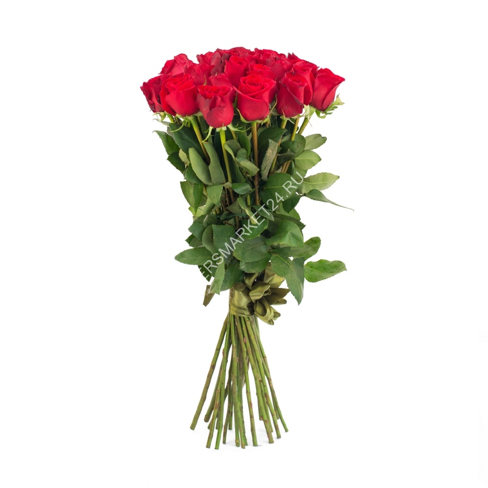 Букет из 20 роз (Freedom) - Цветочный Маркет 24 в Видном