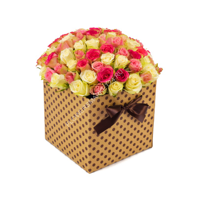 Коробка с цветами Розочки